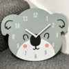 Koala Bear Head Childrens Wall Clock