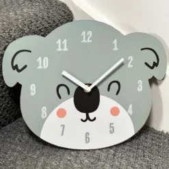 Koala Bear Head Childrens Wall Clock