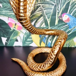 Gold Coiled Snake Candlestick Holder -Home Decoration IMG E2380