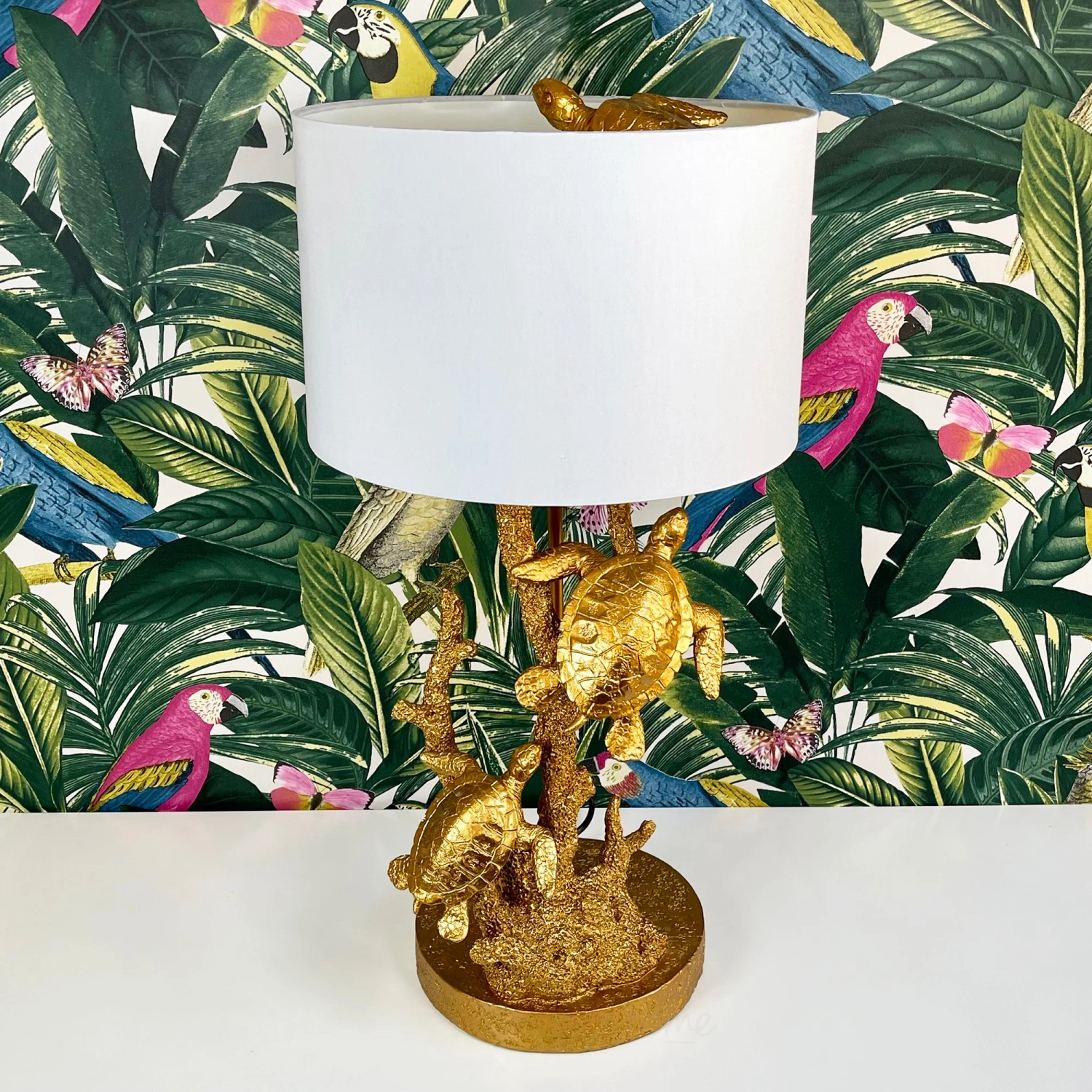Large Gold Turtle Table Lamp 1 Large Gold Turtle Table Lamp