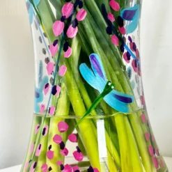 Hand Painted Glass Dragonfly Vase 10 Hand Painted Glass Dragonfly Vase -Home Decoration IMG E2602 11545e89 c188 4f47 9c18 3087eade8014