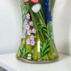Hand Painted Glass Botanical Butterflies Vase -Home Decoration IMG E2624 7e3b0a23 2a7c 461f 8bad 1d4ae8d5a933