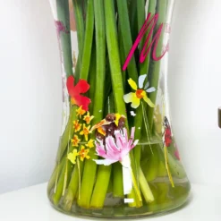 Hand Painted Glass I Love You Mum Vase 20 Hand Painted Glass I Love You Mum Vase -Home Decoration IMG E2651