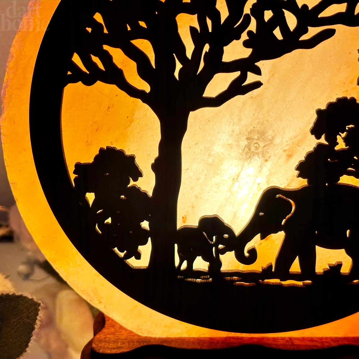 Elephant Sunset Salt Lamp 10 Elephant Sunset Salt Lamp - Image 10