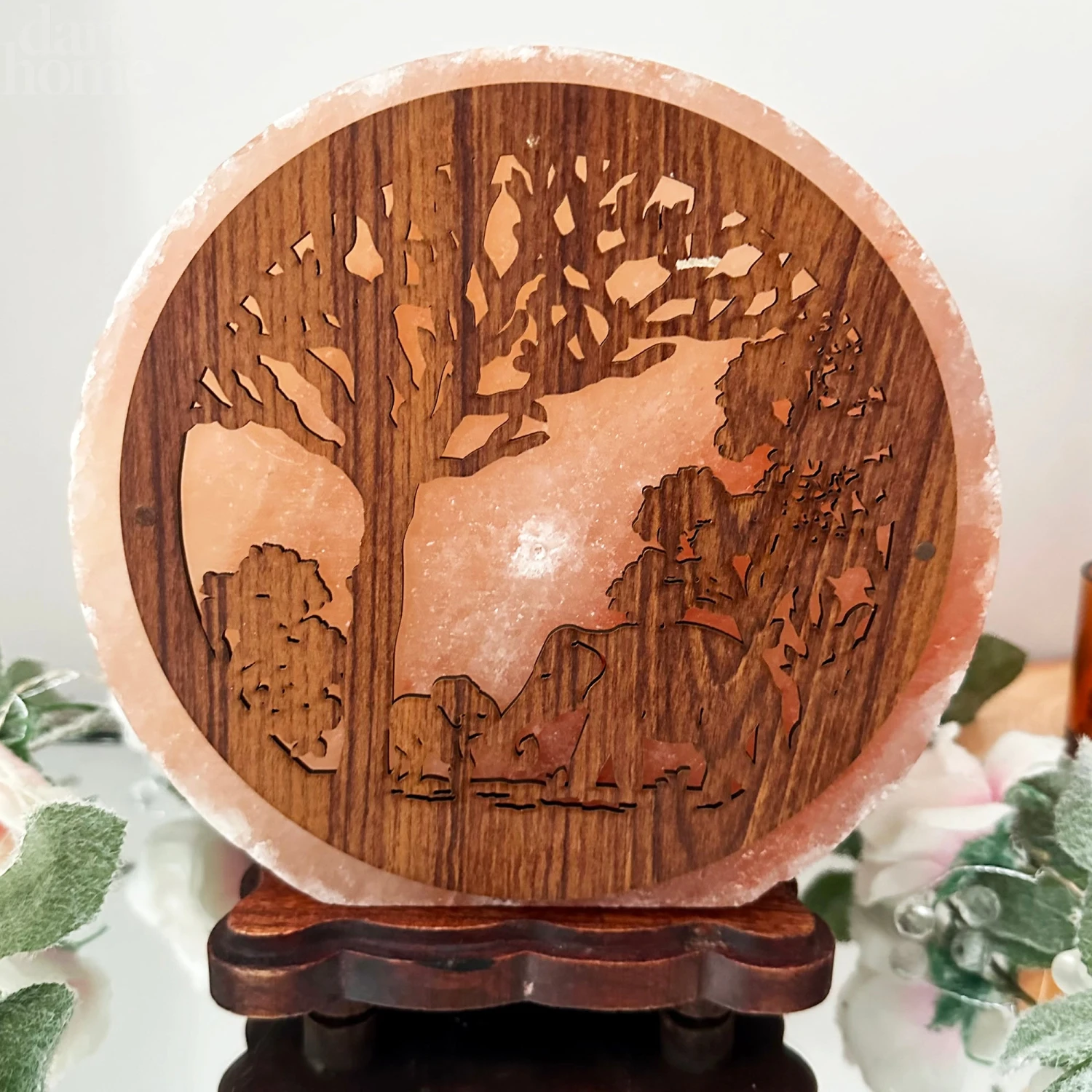 Elephant Sunset Salt Lamp 4 Elephant Sunset Salt Lamp - Image 4