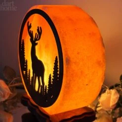 Winter Stag Salt Lamp 18 Winter Stag Salt Lamp -Home Decoration IMG E2986