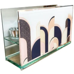 Abstract Art Deco Double Tealight Holder 7 Abstract Art Deco Double Tealight Holder -Home Decoration IMG E3007copy