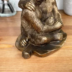 Bronze Romantic Monkey Couple Figurine 16 Bronze Romantic Monkey Couple Figurine -Home Decoration IMG E3162