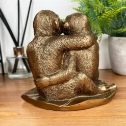 Bronze Romantic Monkey Couple Figurine 17 Bronze Romantic Monkey Couple Figurine -Home Decoration IMG E3163