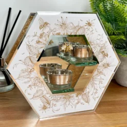Honeycomb Double Tea Light Holder -Home Decoration IMG E3217