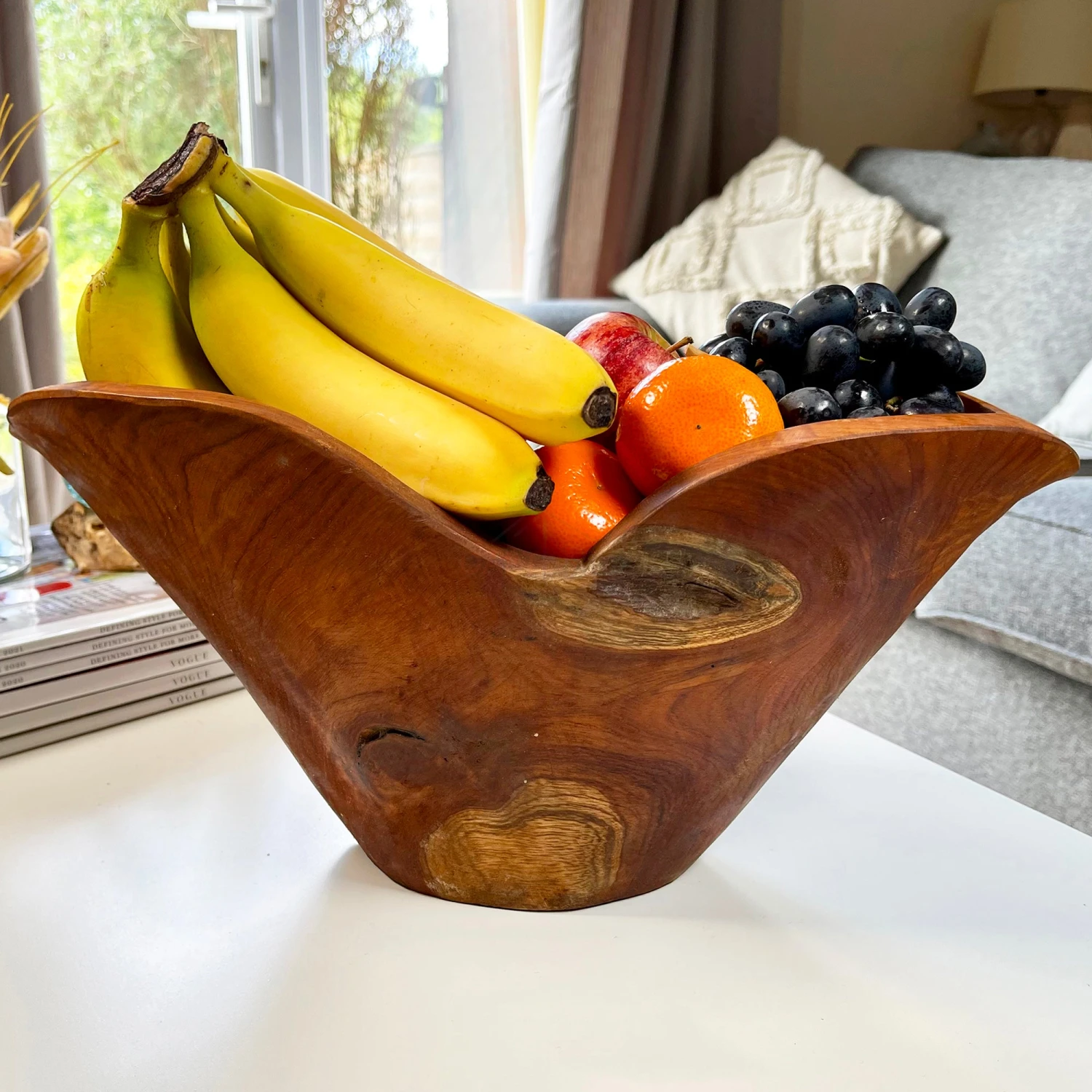 Teak Root Banana Bowl 1 Teak Root Banana Bowl