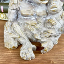 Driftwood Gorilla & Baby Ornament -Home Decoration IMG E3543 edited37
