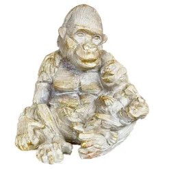 Driftwood Gorilla & Baby Ornament -Home Decoration IMG E3546 edited40copy