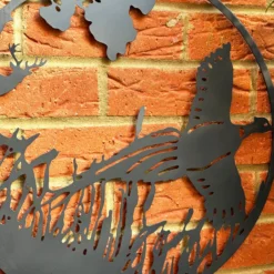 Flying Pheasant Silhouette Garden Wall Art -Home Decoration IMG E3569 76cb022e 145c 4b84 a34a 850a4dc929d3