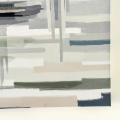 Blue Abstract Boat Canvas -Home Decoration IMG E3663