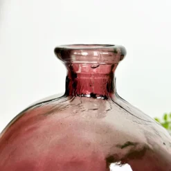 Recycled Glass Pink Bubble Vase -Home Decoration IMG E3773 94940d4b 8cdf 441e 995b 1fba36cffc99