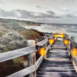 Seashore LED Boardwalk Canvas Wall Art 60cm 7 Seashore LED Boardwalk Canvas Wall Art 60cm -Home Decoration IMG E4277 edited175