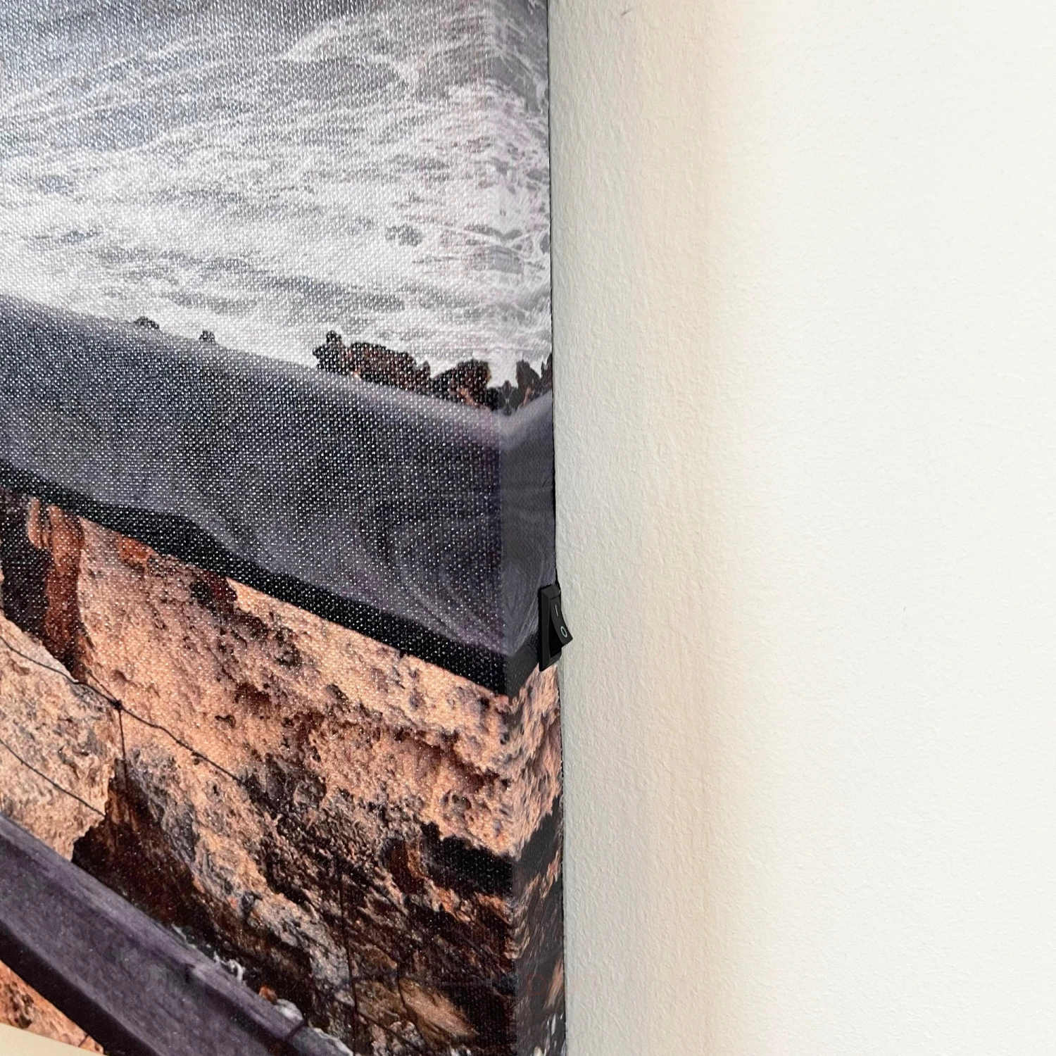 Seashore LED Boardwalk Canvas Wall Art 60cm 5 Seashore LED Boardwalk Canvas Wall Art 60cm - Image 5