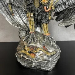 Silver Steampunk Eagle Ornament -Home Decoration IMG E4294