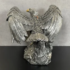 Silver Steampunk Eagle Ornament -Home Decoration IMG E4296