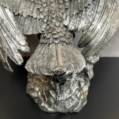 Silver Steampunk Eagle Ornament -Home Decoration IMG E4299