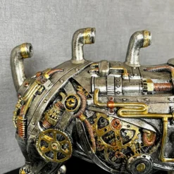 Standing Steampunk Rhino Ornament 14 Standing Steampunk Rhino Ornament -Home Decoration IMG E4314