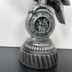 Silver Steampunk Pilot Bird Ornament 15 Silver Steampunk Pilot Bird Ornament -Home Decoration IMG E4345