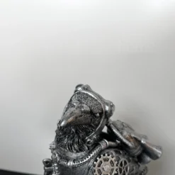 Silver Steampunk Pilot Bird Ornament 17 Silver Steampunk Pilot Bird Ornament -Home Decoration IMG E4347