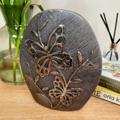 Gun Metal Ceramic Butterfly Vase 9 Gun Metal Ceramic Butterfly Vase -Home Decoration IMG E4348 edited29