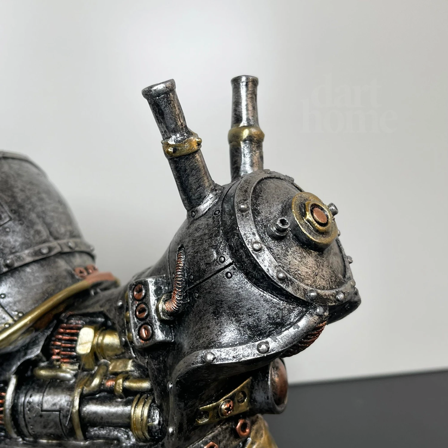 Silver Steampunk Snail Ornament 4 Silver Steampunk Snail Ornament - Image 4