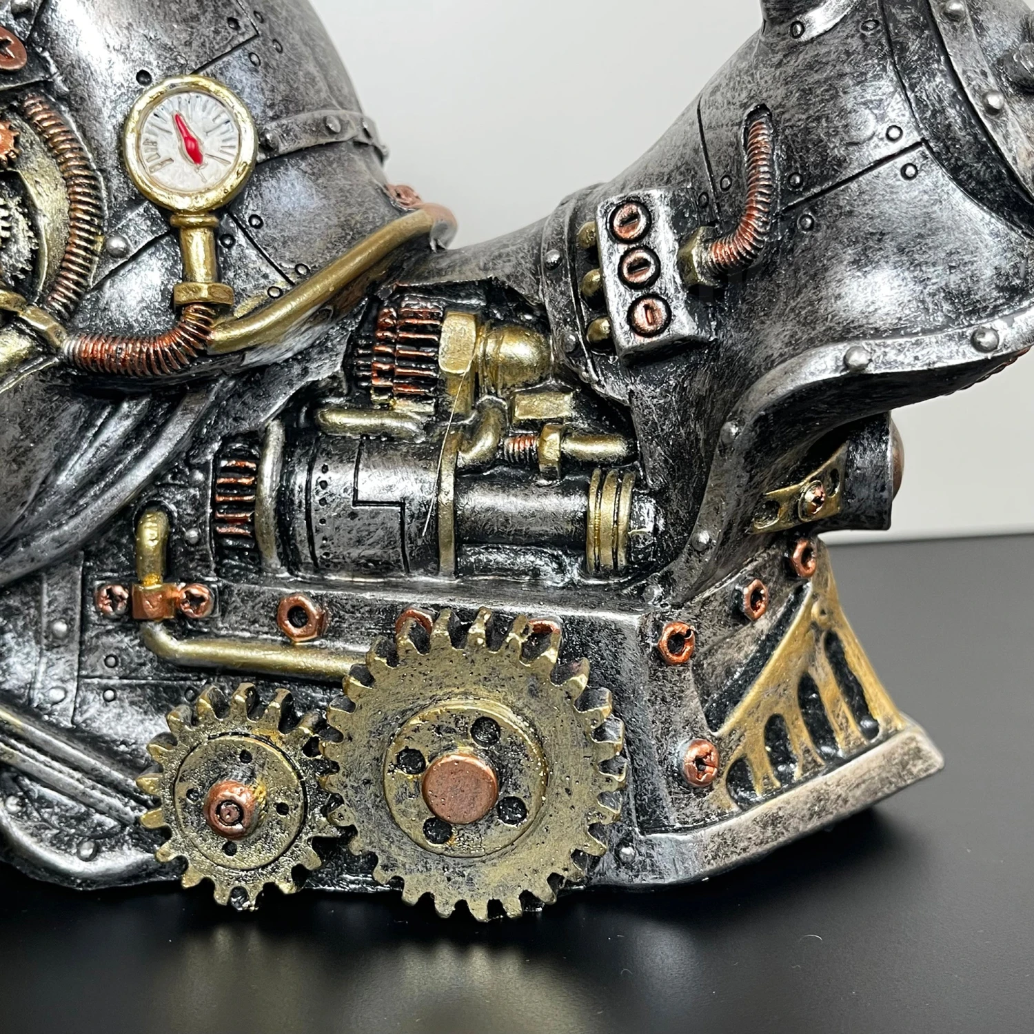 Silver Steampunk Snail Ornament 5 Silver Steampunk Snail Ornament - Image 5