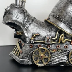 Silver Steampunk Snail Ornament 19 Silver Steampunk Snail Ornament -Home Decoration IMG E4362