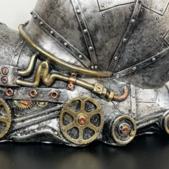 Silver Steampunk Snail Ornament 20 Silver Steampunk Snail Ornament -Home Decoration IMG E4363