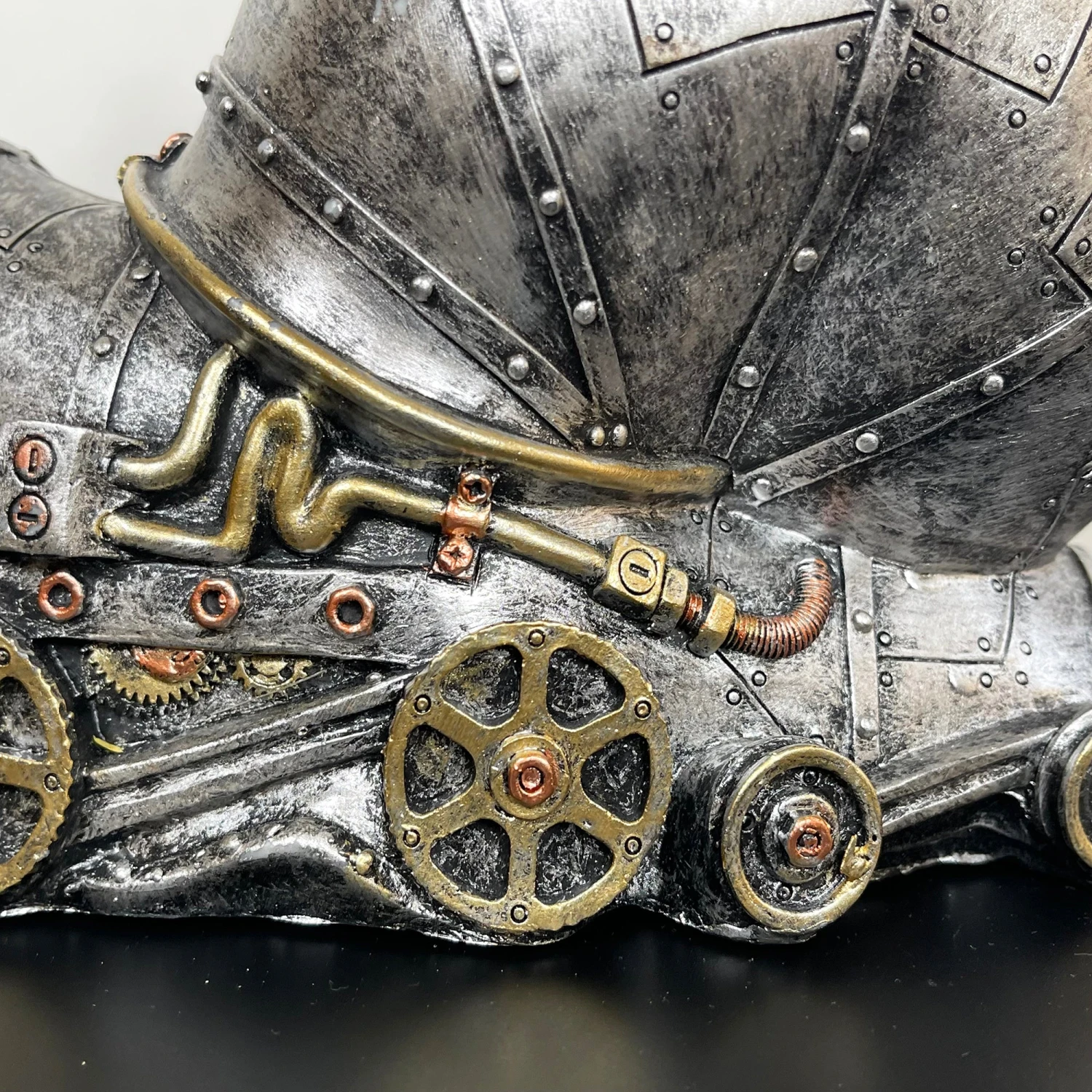 Silver Steampunk Snail Ornament 9 Silver Steampunk Snail Ornament - Image 9