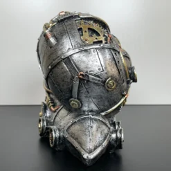 Silver Steampunk Snail Ornament 23 Silver Steampunk Snail Ornament -Home Decoration IMG E4366