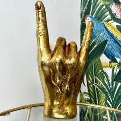 Gold Rock On Hand Vase 12 Gold Rock On Hand Vase -Home Decoration IMG E4515