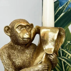 Gold Monkey With Banana Candlestick Holder 11 Gold Monkey With Banana Candlestick Holder -Home Decoration IMG E4526