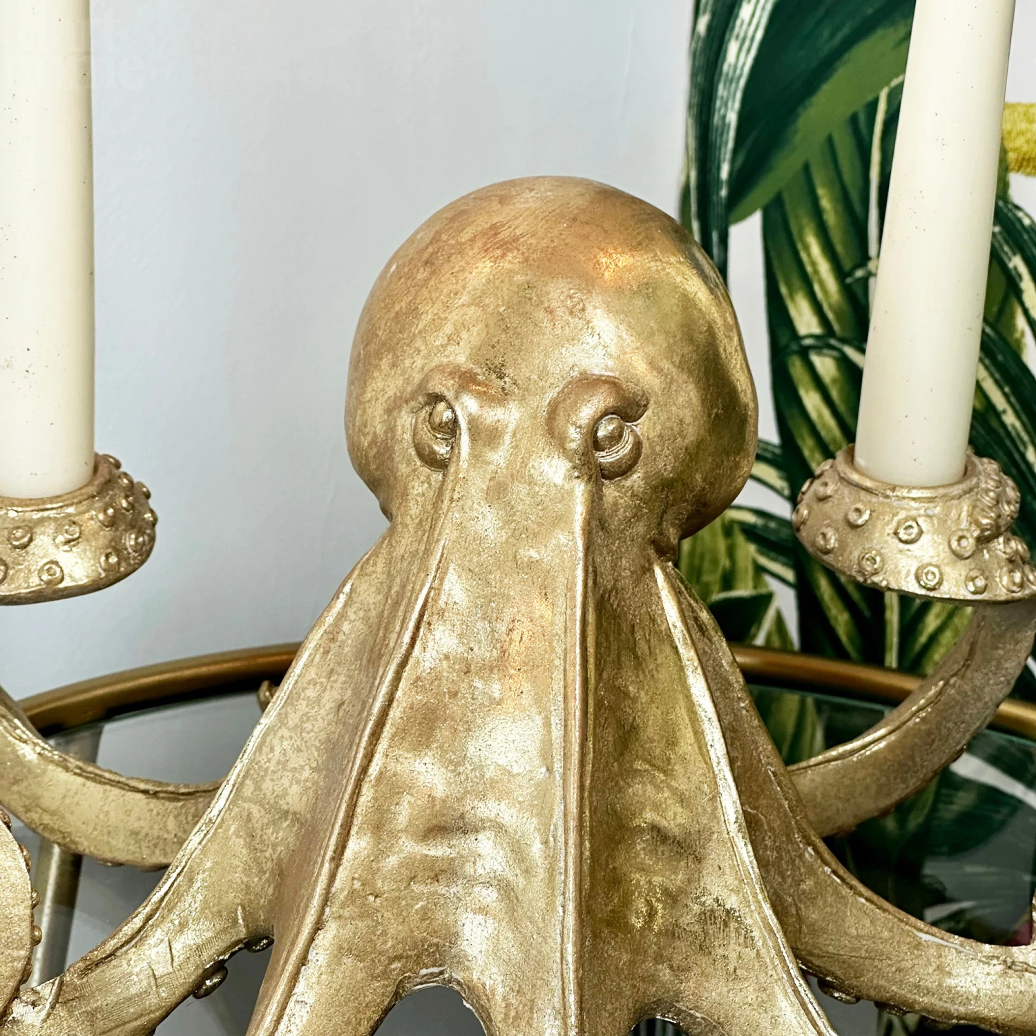 Gold Ollie Octopus Candlestick Holder 2 Gold Ollie Octopus Candlestick Holder - Image 2
