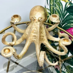 Gold Ollie Octopus Candlestick Holder 11 Gold Ollie Octopus Candlestick Holder -Home Decoration IMG E4555