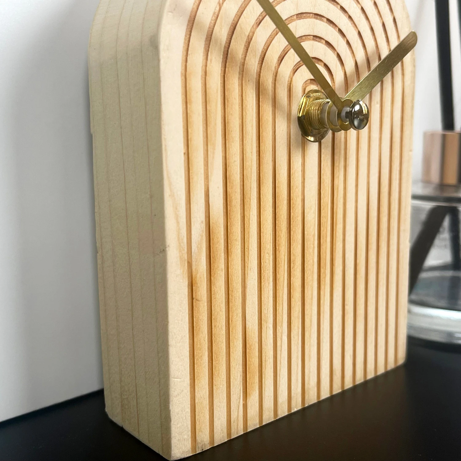 Wooden Arch Standing Clock 4 Wooden Arch Standing Clock - Image 4