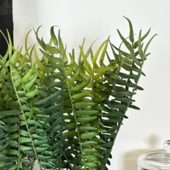 Faux Potted Fern Plant In Terracotta Pot -Home Decoration IMG E4668