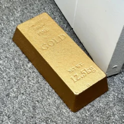 Cast Iron Gold Bar Doorstop