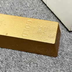 Cast Iron Gold Bar Doorstop -Home Decoration IMG E4722