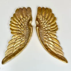 Antique Gold Hanging Angel Wings
