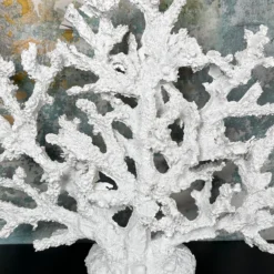 White Resin Fire Coral Sculpture 9 White Resin Fire Coral Sculpture -Home Decoration IMG E5148