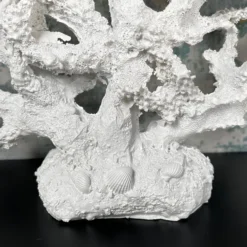 White Resin Fire Coral Sculpture 12 White Resin Fire Coral Sculpture -Home Decoration IMG E5151