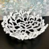 Large White Coral Bowl