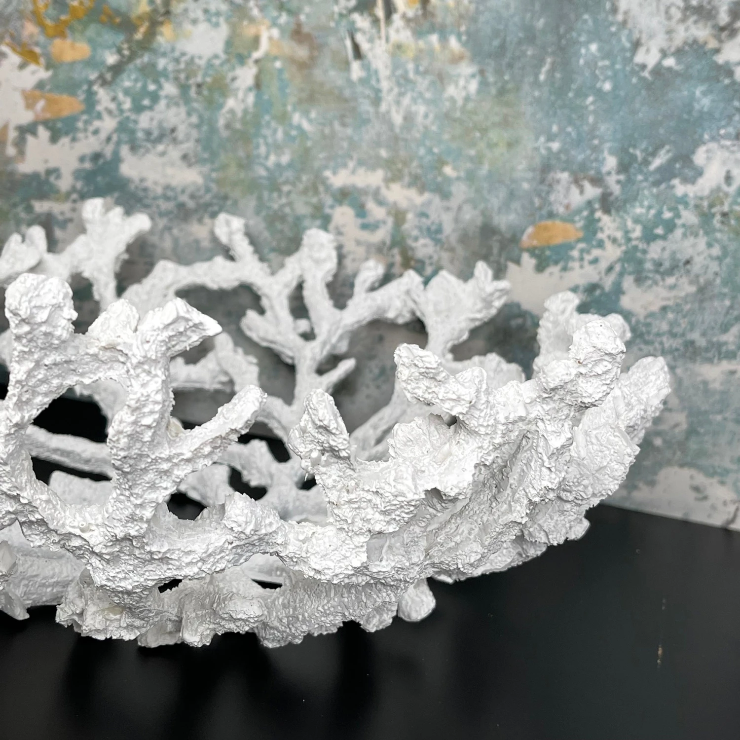 Large White Coral Bowl 7 Large White Coral Bowl - Image 7