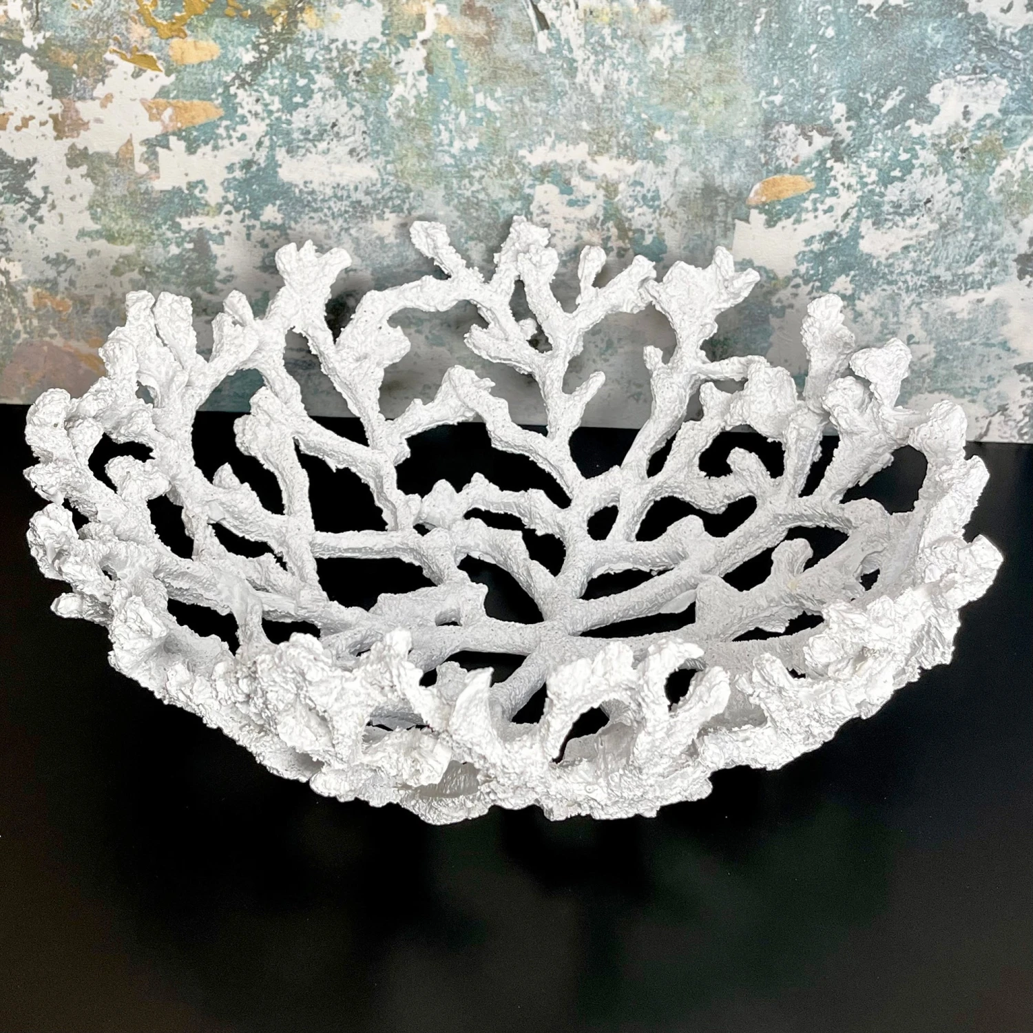 Large White Coral Bowl 8 Large White Coral Bowl - Image 8