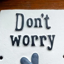 Dont Worry Bee Happy Cast Iron Sign -Home Decoration IMG E5242 edited7